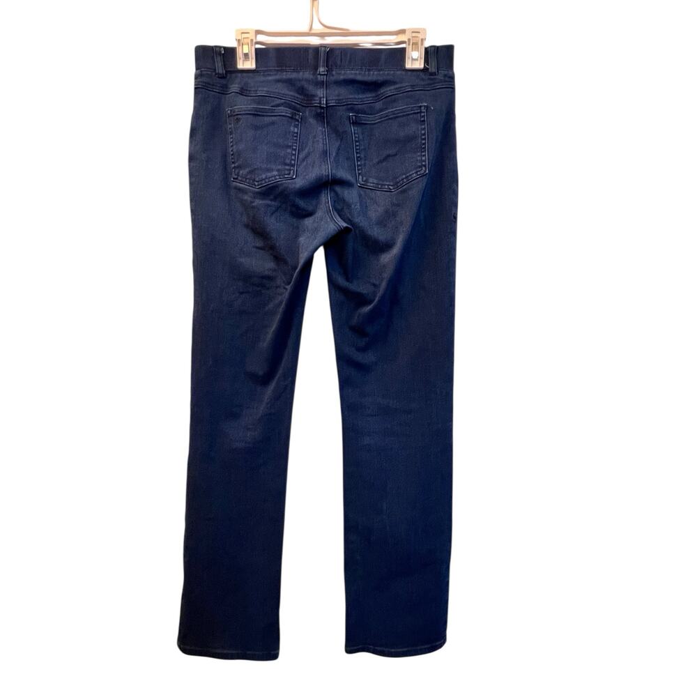 Betabrand Pull On Stretch Denim Jeans Womens Size Medium Straight Leg 32x30 - Picture 2 of 4